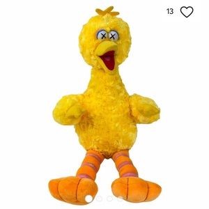 Kaws X Uniqlo collaboration big bird plush Sesame Street